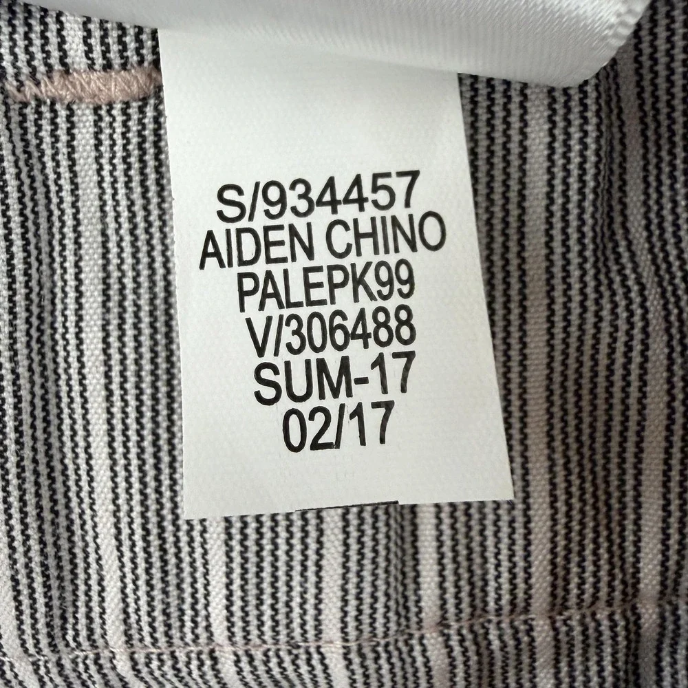 Banana Republic Aiden Chino Pants Mens 38x30 Pink Straight Leg‎ Cotton Casual